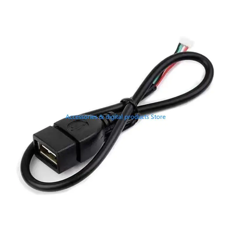 77JD USB A to 4Pin MX1.25 Power Cable 30cm Smooth Data Transmission Strong compatibility for Lyra and others