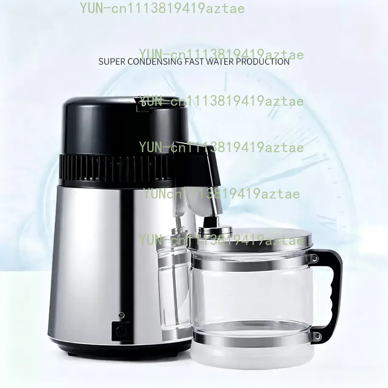 Stainless Steel Electric Distillation Purifier Jug 110V 220V Pure Water Distiller 4L Dental Distilled Water Machine Filter