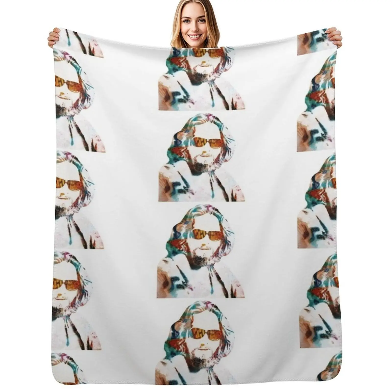 The Big Lebowski abstract Throw Blanket Picnic Luxury St Summer Summer Beddings Luxury Designer funny gift Blankets