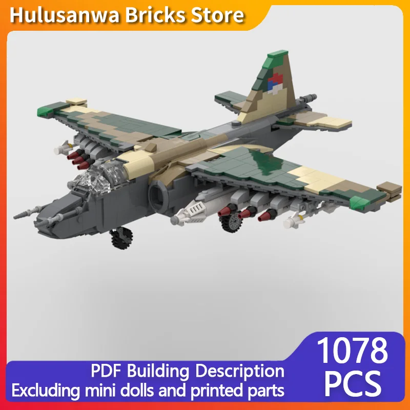 

Su 25K современный военный истребитель, модель MOC, строительные кирпичи, военное оборудование, модульные технологии, подарки, сборка, детские игрушки, костюм