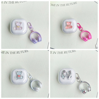 For oneplus buds Pro 2 / budsZ / Z2 / ACE Case Cute bear cartoon silicone Transparent Earphone Cover For oneplus buds Pro case