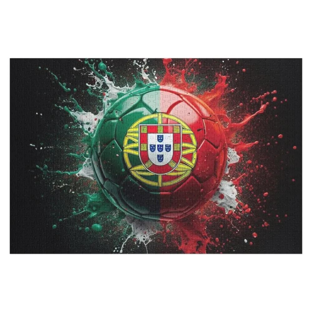 

Portugal Fut Ball Jigsaw Puzzle Personalized Name Personalized Gift Ideas Name Wooden Toy Puzzle