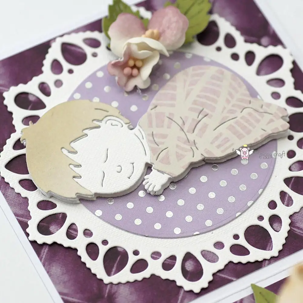 

1 шт., порося, ремесло, металлические штампы, вырубные штампы, кружевная круглая рамка, пластина, скрапбук, бумага, форма для рукоделия, лезвие, трафареты, штампы