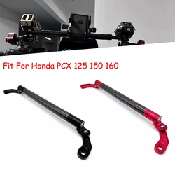 Fit For HONDA PCX 125 150 160 Motorcycle Handlebar Balance Cross Bar Lever Carbon Look Style PCX150 Phone Navigation Stent
