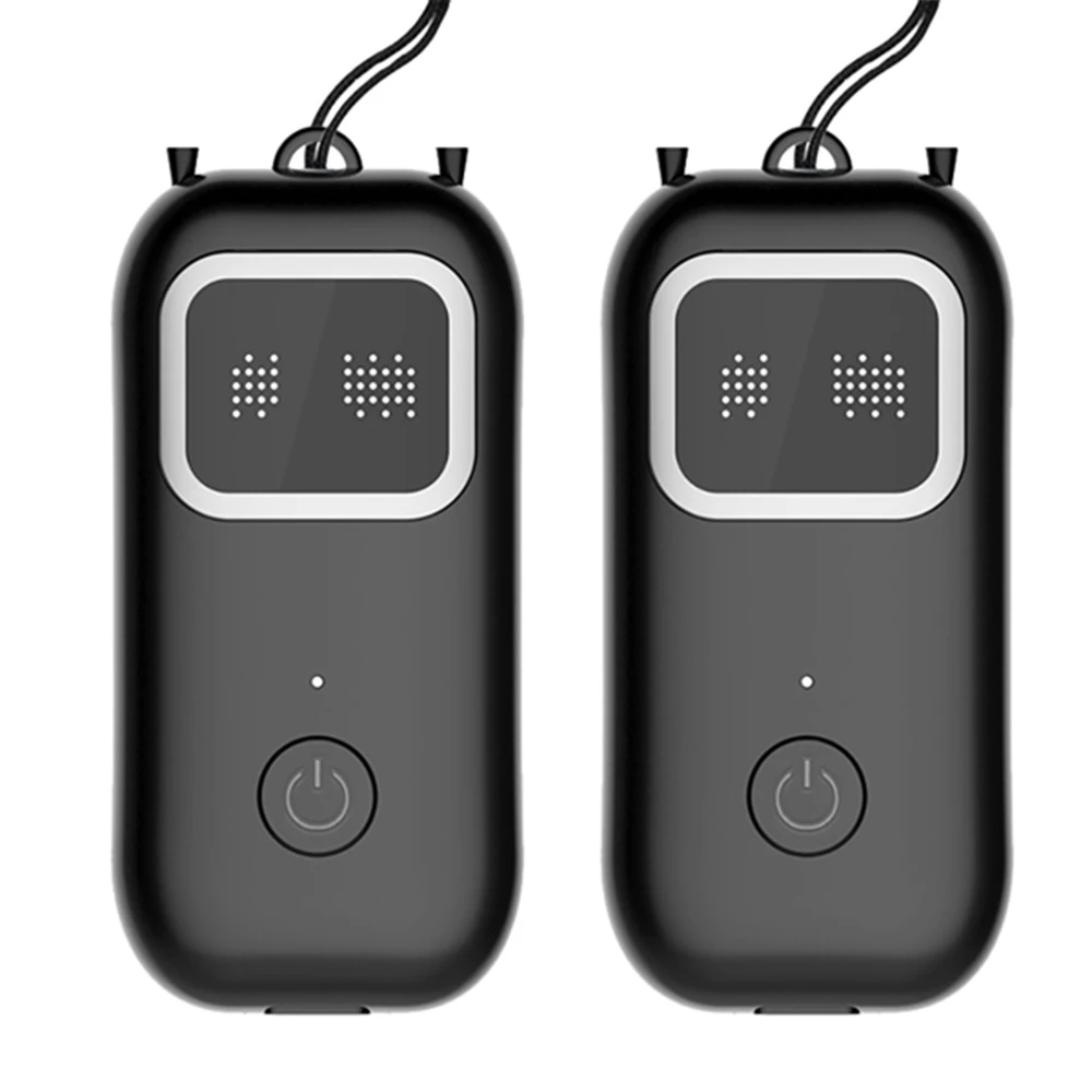 2Pcs Air Purifier Mini Portable 16000W Negative Two-Speed Adjustable 500MAH Hanging Neck Purifier