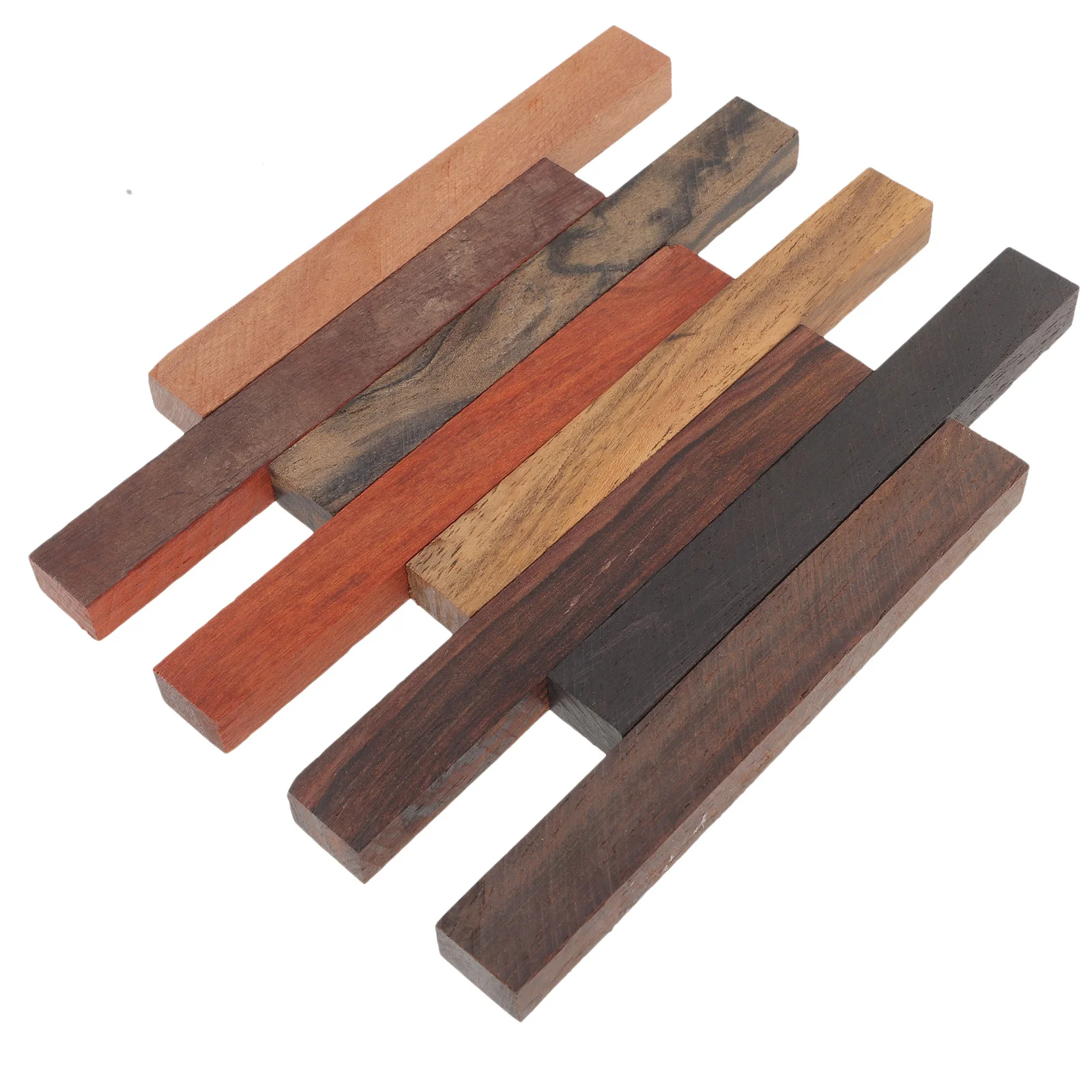 8 قطعة الفراغات القلم الخشبي الغريبة DIY بها بنفسك المشاريع الحرفية الخشب تحول لوازم الطبيعية فريدة من نوعها الحبوب نمط الحرفية الغريبة الخشب فارغة #5