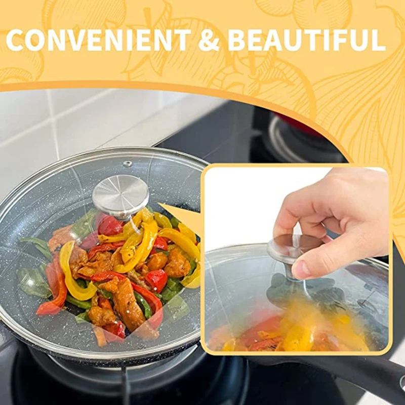 Maniglia A01V, maniglia di ricambio in acciaio inossidabile per pentola e altri forni olandesi in ghisa smaltata 5X2,6 cm