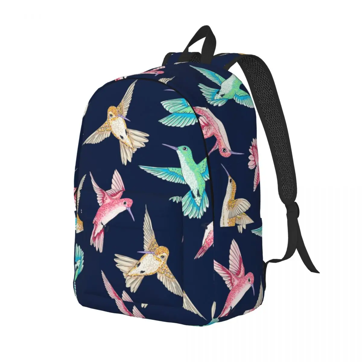 Men Women Backpack Large Capacity School Backpack for Student Flying Birds Of Paradise Conversational School Bag