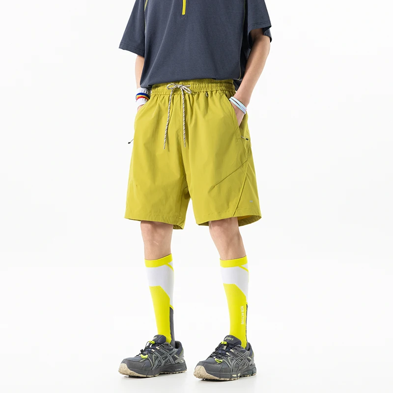 Man in Shorts Multi-Function Outdoor Shorts: Water-Resistant, Durable, Packable & 3D Cutting Design
