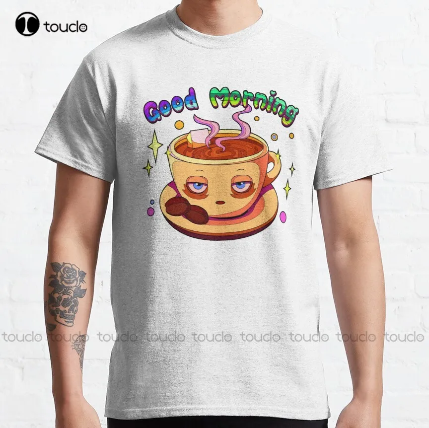 Cute Take It Away Coffee Designs Classic T-Shirt T Shirts For Men Fashion Custom Aldult Teen Unisex Digital Printing Tee Shirts