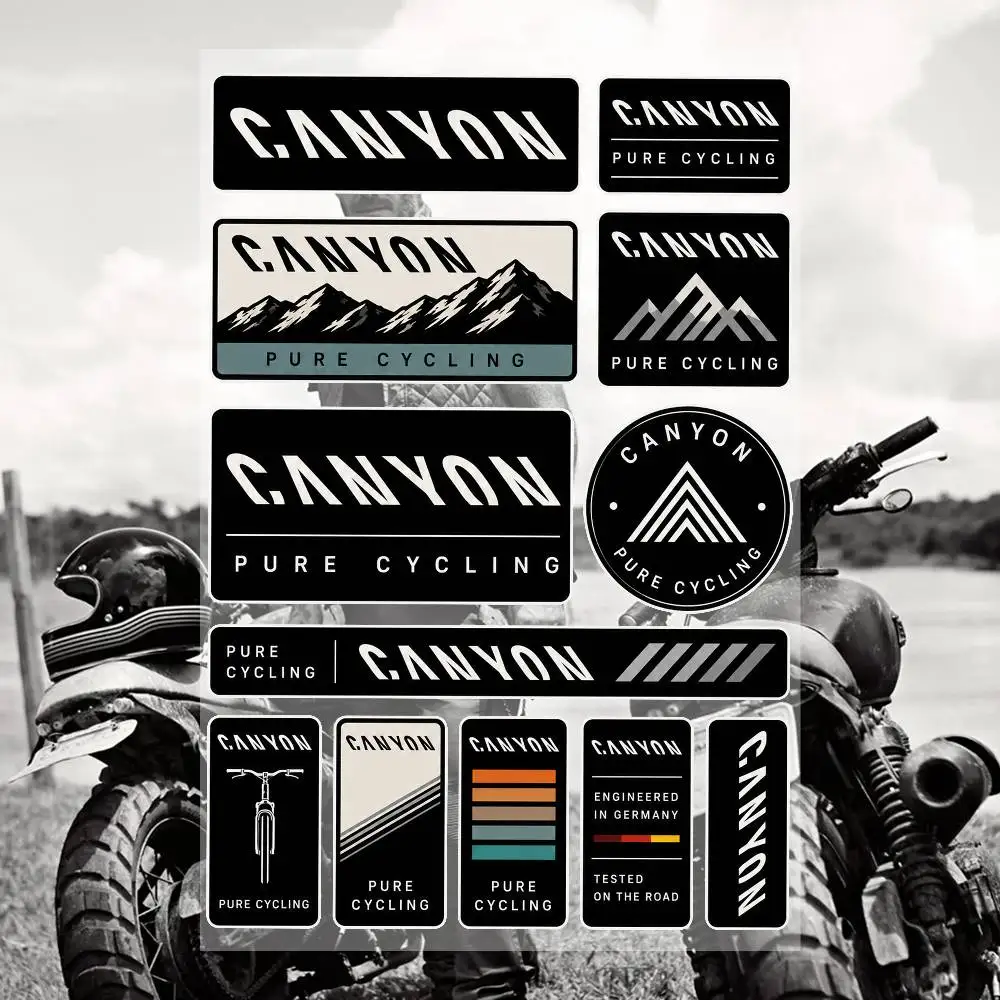 

C-A-NY-ON Waterproof Vinyl Stickers for Car Motorcycle Bike Skateboard Laptop Bottle Phone