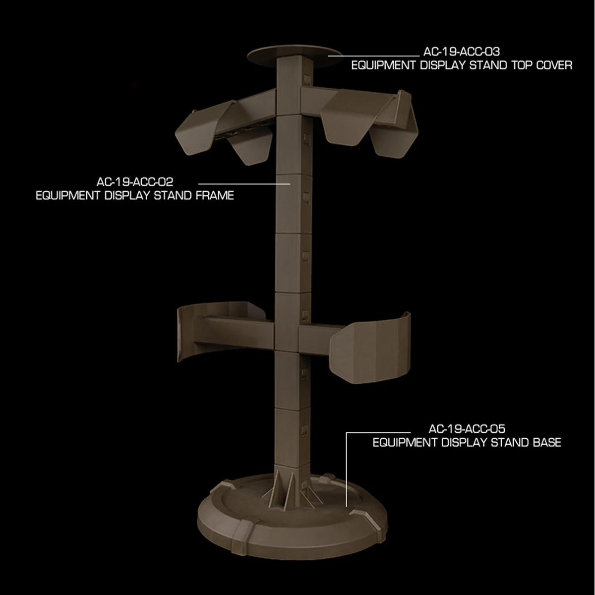 Tactical Vest Display Stand Detachable Airsoft Helmet Hat Rack OrganizerTactical Gear Support Stand Waist Belt Mask Display