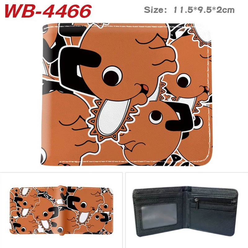 Halloween Anime Orange Dog Wallets Cosplay Kawaii Puppy Bad Women Pu Coin Purse Card Holder Xmas Ornament Birthday Gifts
