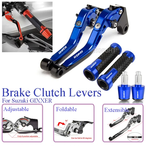 Palancas de embrague de freno para motocicleta Suzuki GIXXER 250 SF 250SF 150 125 2020 2021 2022 2023 Manillar empuñaduras de barra