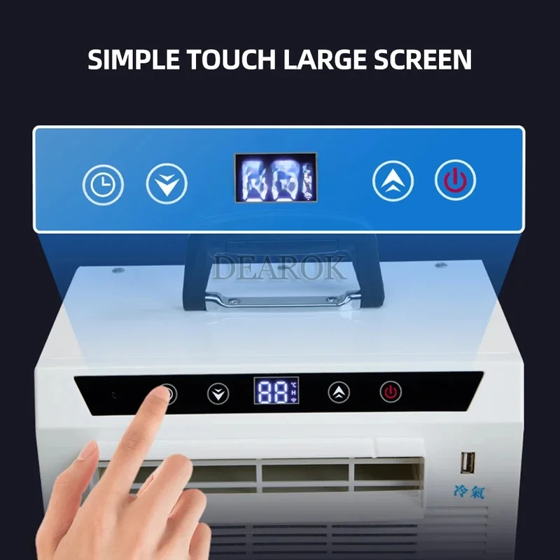 M 3000BTU مكيف الهواء المحمول سبليت نوع كليمالار التحكم عن بعد سيارة المحمولة آلة تكييف الهواء الصغيرة