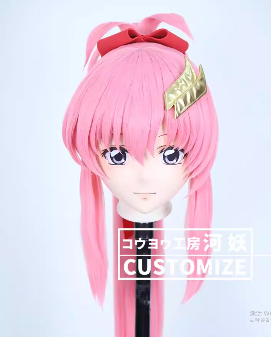 C-412-61 Customize Full Head Resin Cartoon Cosplay Japanese Character Anime Role Play Crossdress Kigurumi Mask With Back Shell