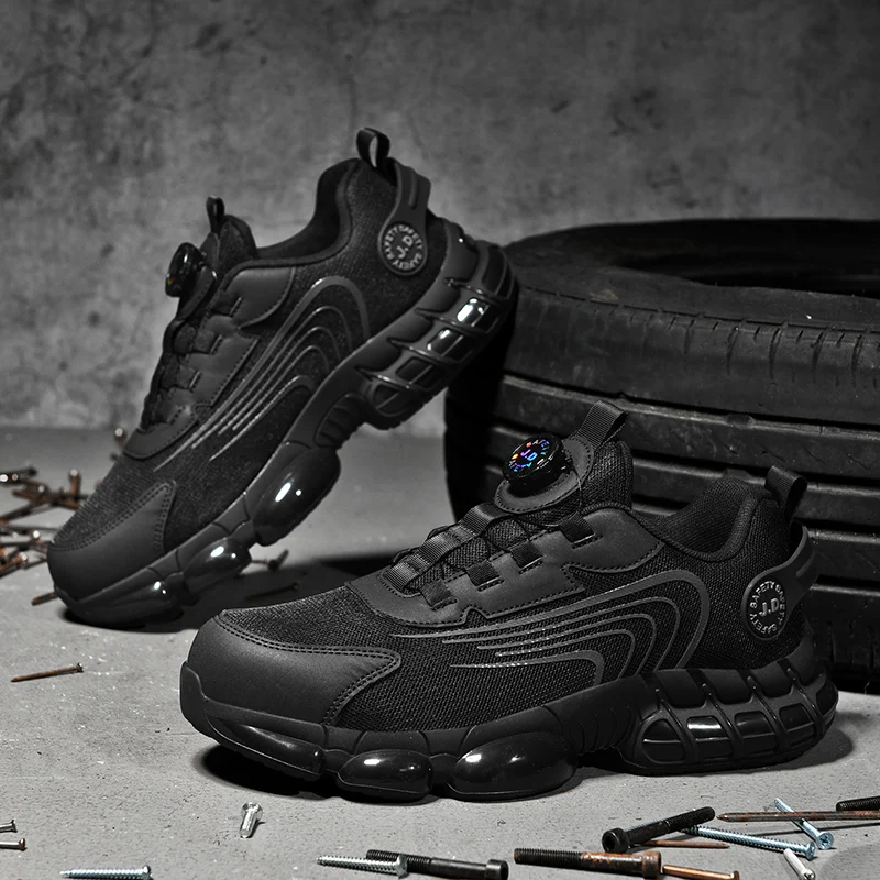 Safety Shoes Anti-Crush And Piercing Construction Site Essential Fashionable Workwear Footwear