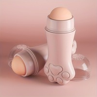 New Cat Paw Volcanic Stone Oil Absorber Facial Oil Washable Removing Makeup Tool Face Oil Absorbing Roller Skin Care Tools Pink