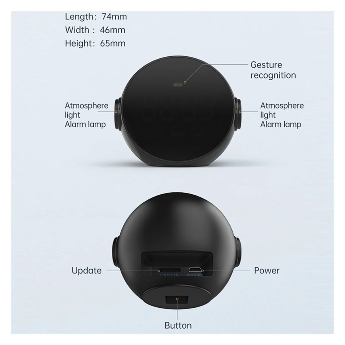 

ABXHH Автомобильный проекционный дисплей GPS Интеллектуальный измеритель скорости Дисплей Интеллектуальный альтиметр с обнаружением движения Подходит для всех автомобилей