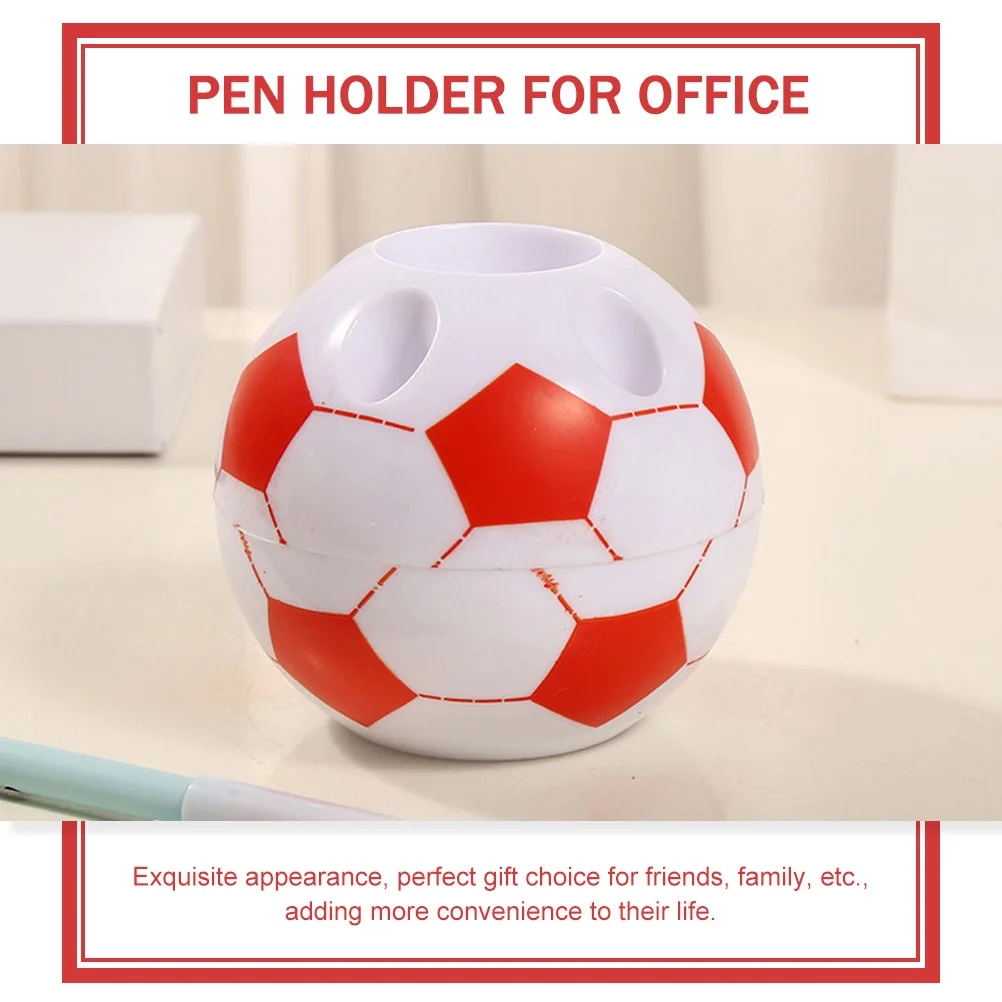 

for Football Pen Holder Holders Sports Themed Stationery Organizer Abs Style Student Use Kids