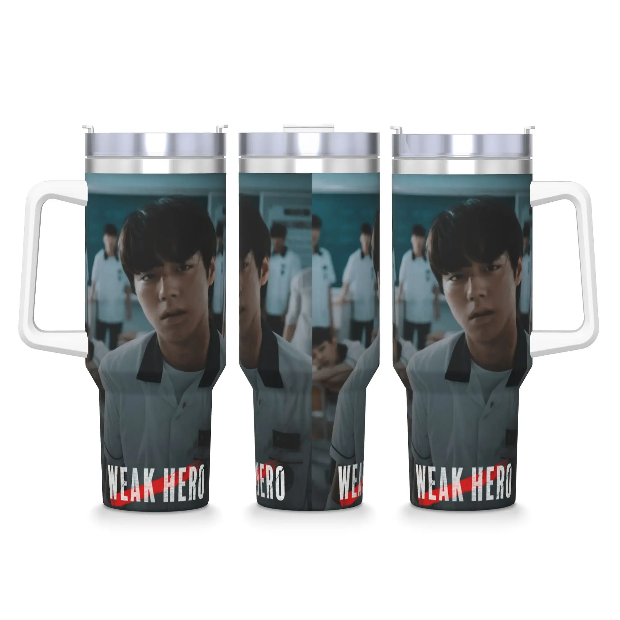 

Weak Hero Tumbler Cold Drink Water Bottle Leakproof Stainless Steel Thermal Mug Custom Travel Mugs Cup