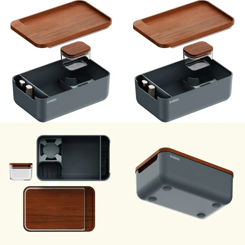 

Grey Silicone Sealed Airtight Storage Box with Tray for 100% Leak-Proof Preservation