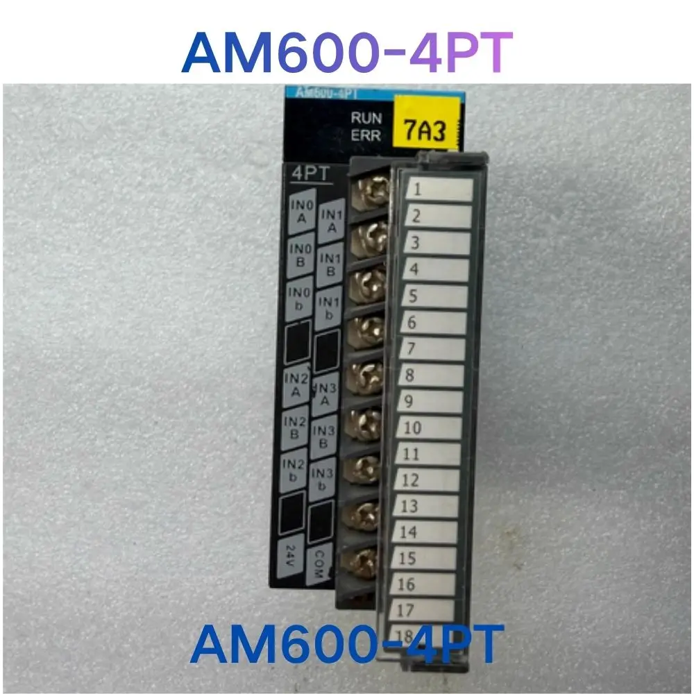 

Second hand AM600-4PT expansion module test OK, fast shipping