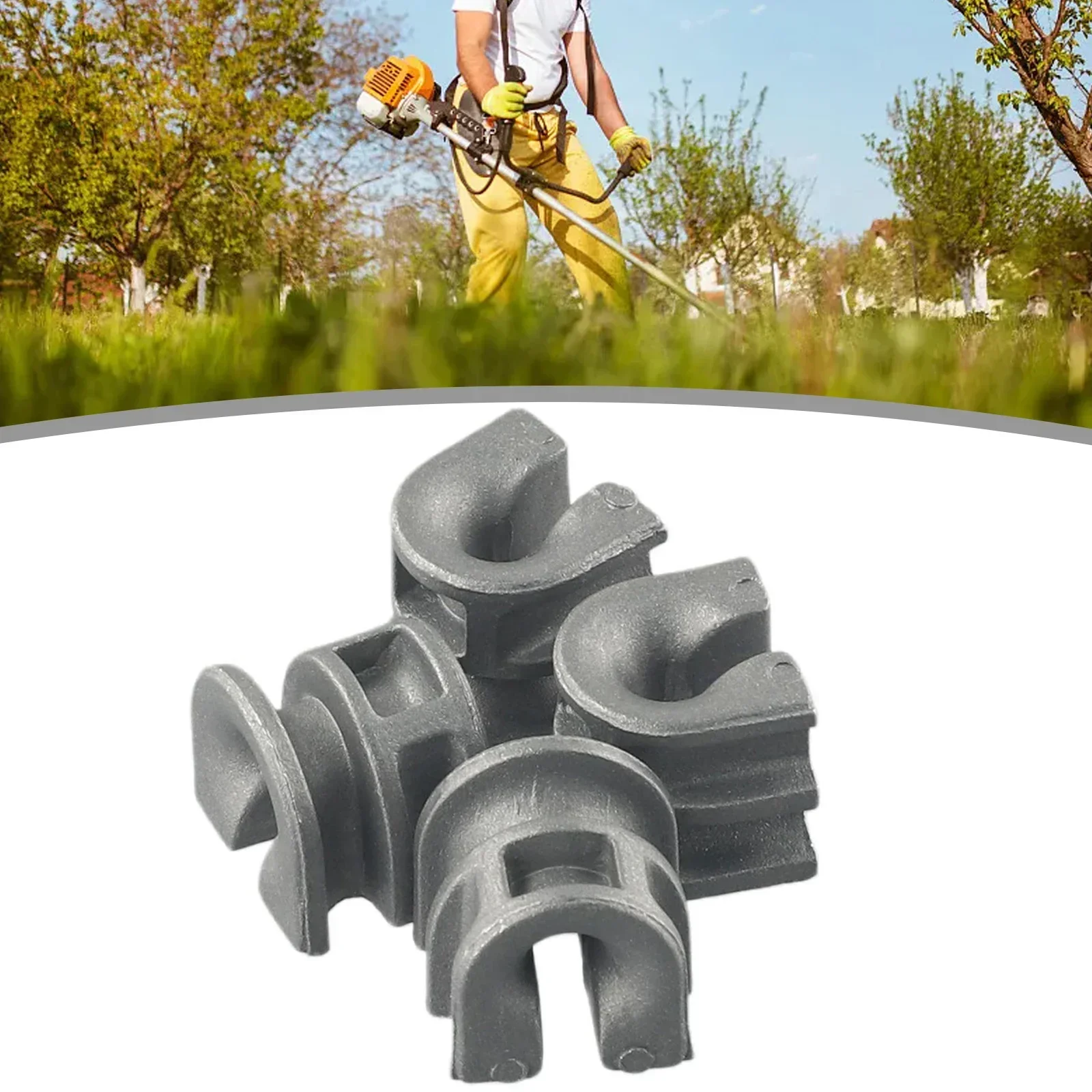 ชุดตาไก่สำหรับ STIHL-FS80E FS50 4ชิ้นปลอก FS61ตาไก่สำหรับส่วนที่อุปกรณ์ยึดอายไลเนอร์ FS60 FS51