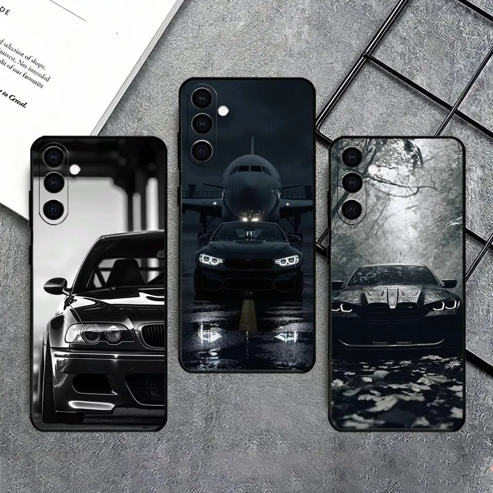 Sleek Car B Vibe Phone Case For Samsung Galaxy A73,A72,A71,A70,A53,A52,A51,Others Soft Black Cover