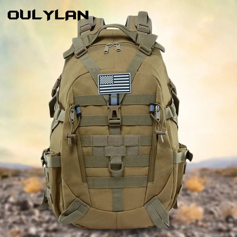 Imagem -05 - Mochila Multifuncional Masculina para Caminhadas e Acampamento Bolsa Tática Esportiva Montanhismo ao ar Livre Camuflagem Brigada Cicling900d