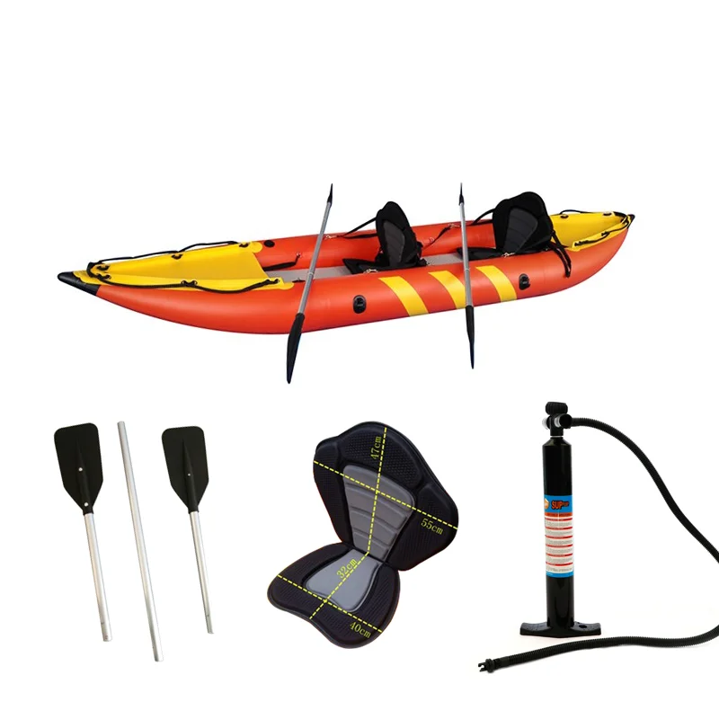 Factory Direct Sale Professional Portable PVC Inflatable Fishing Kayak