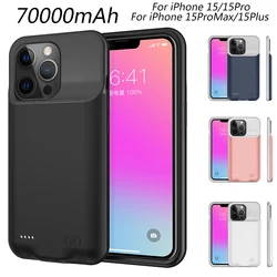 Smart Battery Charger Case For iPhone 15 Pro Max 15 Plus Portable power bank Charging Cover For iPhone 15 Pro Spare battery