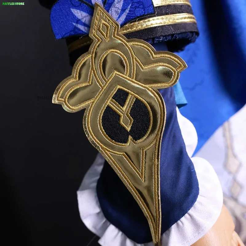 2025 yiyiGenshin Impact Xingqiu New Skin Costume Wig 2024 Lantern Rite Xing qiu Bamboo Rain Cosplay Fancy Party Hallowe