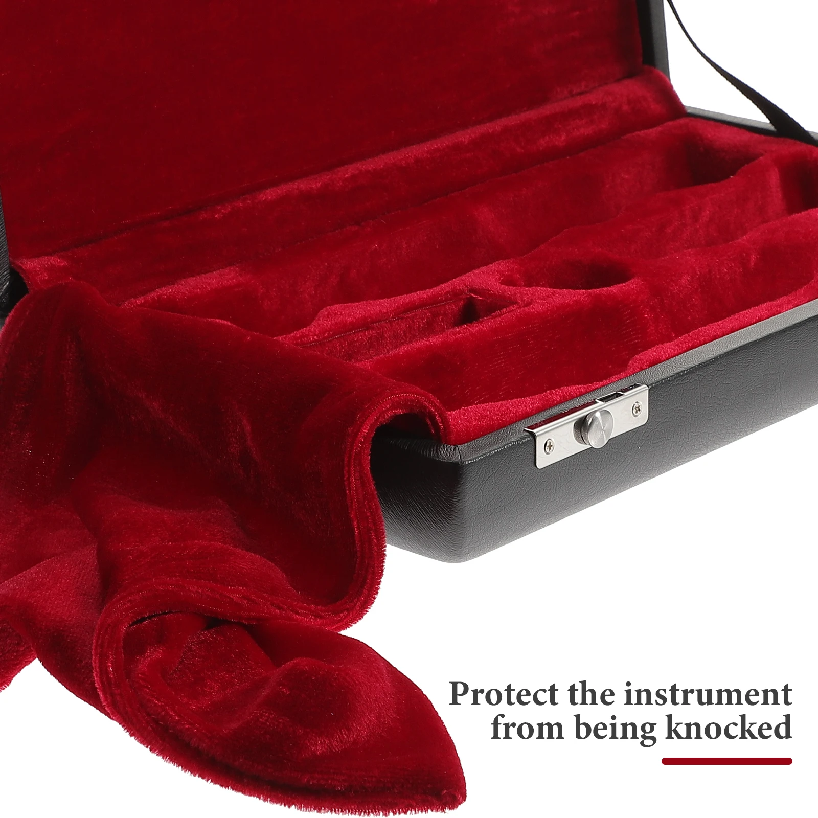 

Oboe Carrying Case Durable Storage Boxes Black Holders Backpacks Containers Bracket Cases PU Boxes Musical Accessories