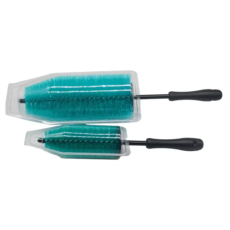 18 Inch Car Wheel Rim Brush Long Soft Bristle Scratch Free Tire Cleaner Deep Cleaning Brush for Auto Detailing Tools