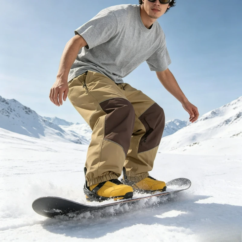 2026 New Winter Skiing Pants Warm Waterproof Outdoor Solid Women Men Snowboarding Pant Windproof Breathable Sports Ski Trousers