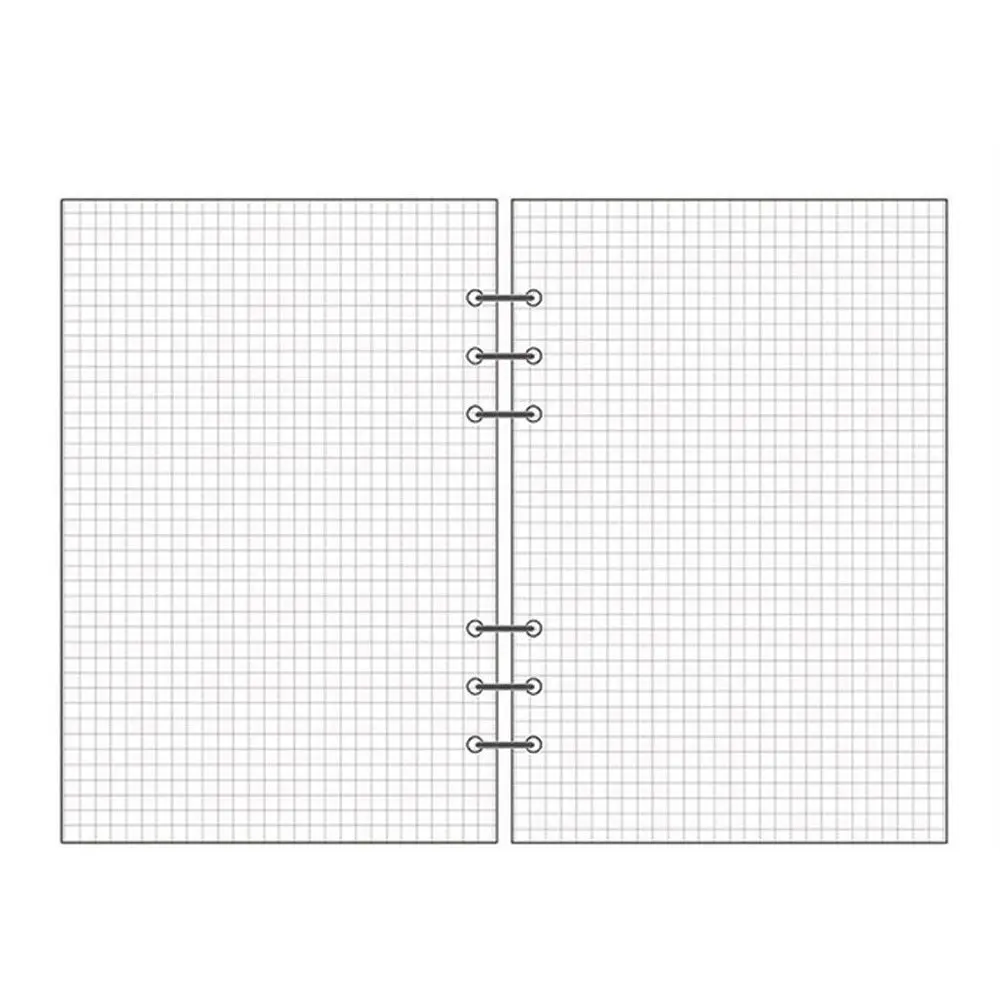 Spiral Binder To do List Daily Planner 45 Sheets Dot Loose Leaf Inner Page Paper Refill Notebook Refill Binder Inside Page