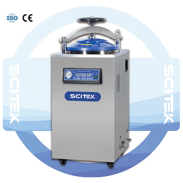 

SCITEK 35L Self-Controlled Vertical Pressure Steam Sterilizer Laboratory Drying Equipment
