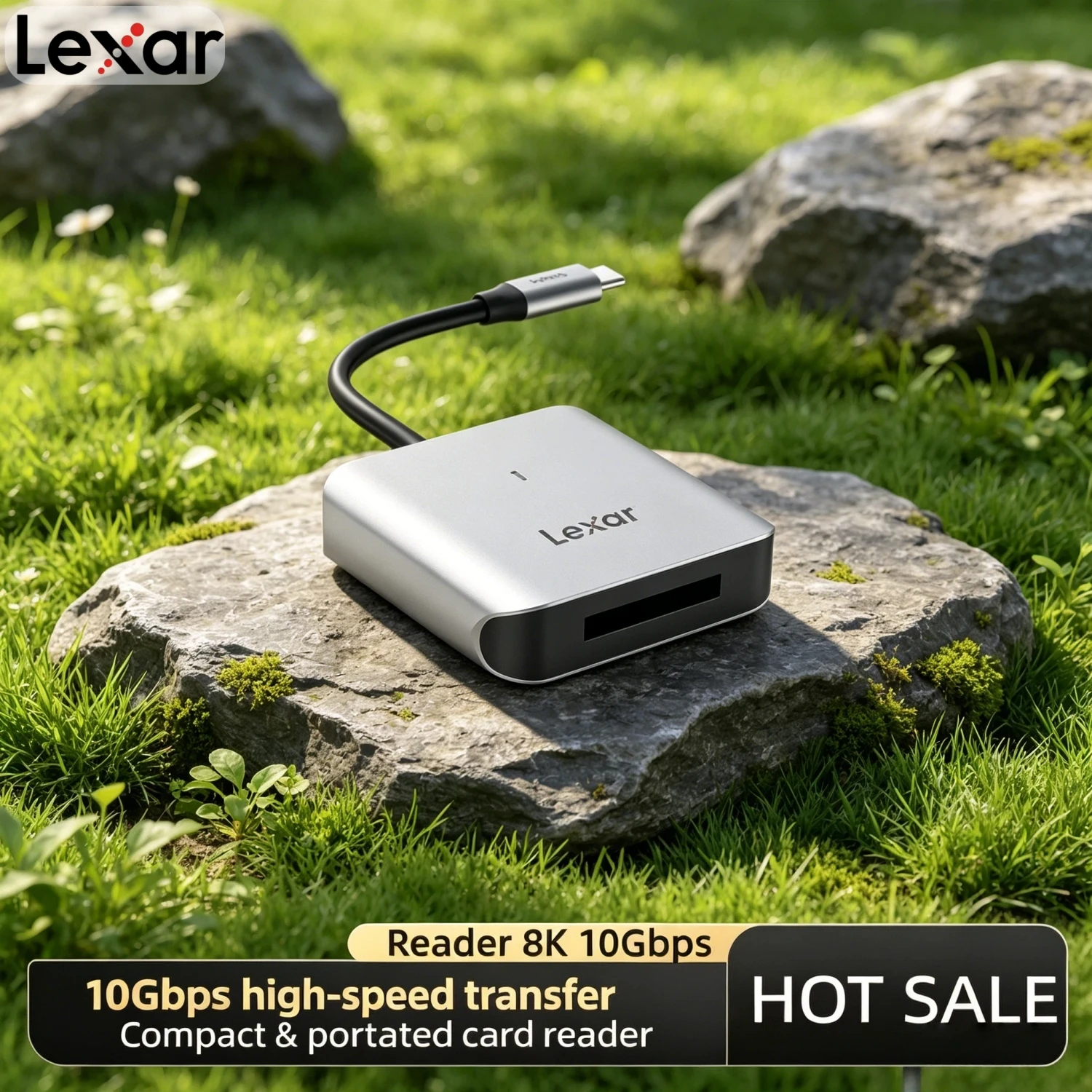 lexar-510u-純正cfexpress-type-bカードリーダー-usb-32-gen-2-type-c-8k-10gbps-メモリカードリーダー-cfeリーダー-v30-pro-max