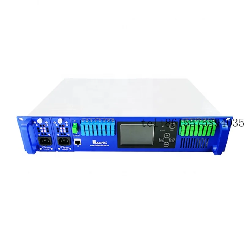 

2026 Fullwell High Power 1550nm 2U 16 Ports 19dBm Optical Fiber CATV Amplifier EDFA WDM