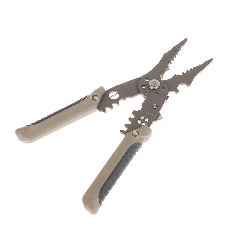 1PC 21 In 1 Multifunctional Repair Scissors Wire Stripper Wire Puller Cutter Wire Stripping Crimping Pliers Hand Tool