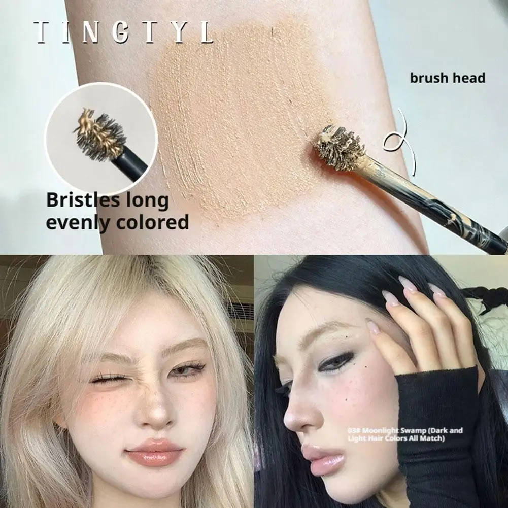 ミストアーモンドナチュラルアイブロウエンハンサー染料ジェルティントマスカラ防水持続速乾染色眉タトゥーティンテッドクリームメイクアップ