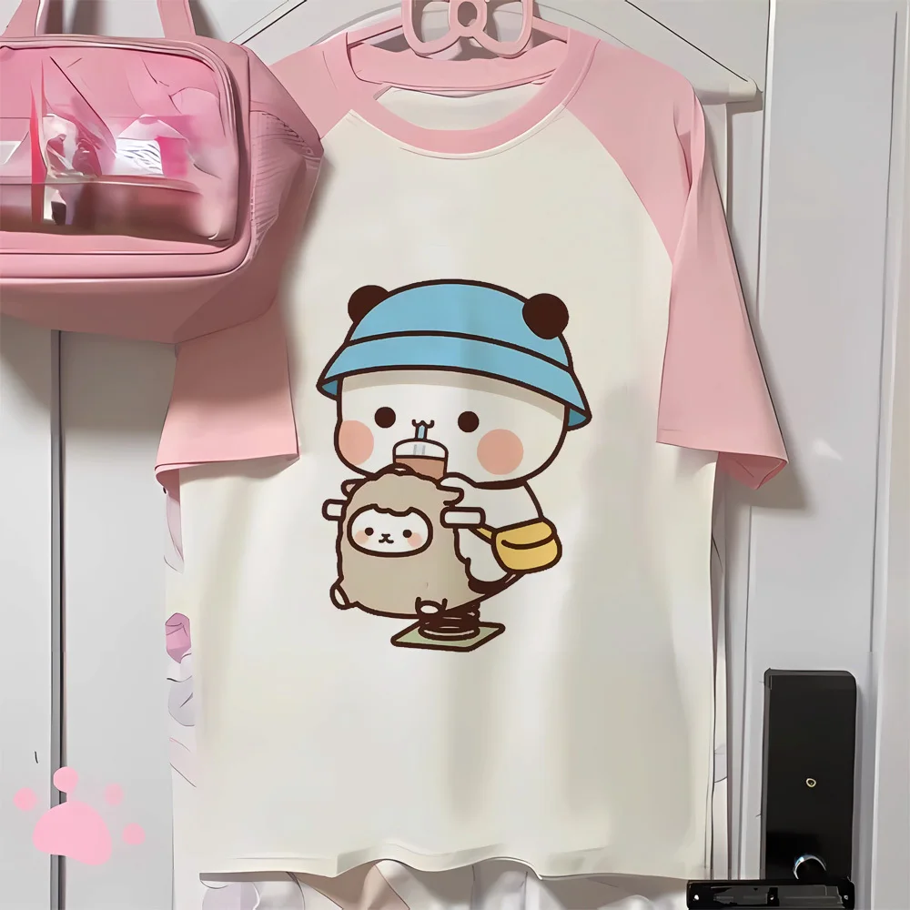 Bubu Dudu tshirt female kawaii Comfortable Trendy Graphic t-shirt Y2k 2000s Pop Culture Colorful