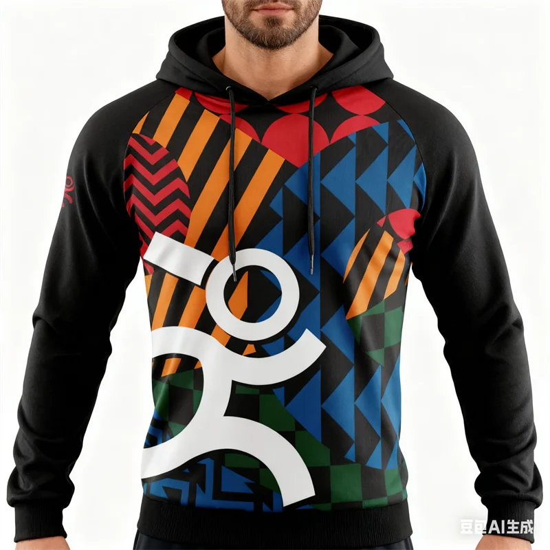 

Simple Fashion Running Men's Hoodies Autumn Casual Outdoor Fitness 3D Printed Men Women Sports Tops Loose Breathable Sweatshirts