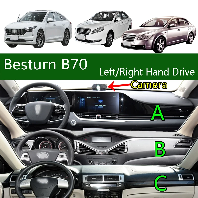 For FAW Besturn B70 Car-Styling Dashmat Dashboard Cover Instrument Panel Insulation Sunscreen Protective Pad Ornaments