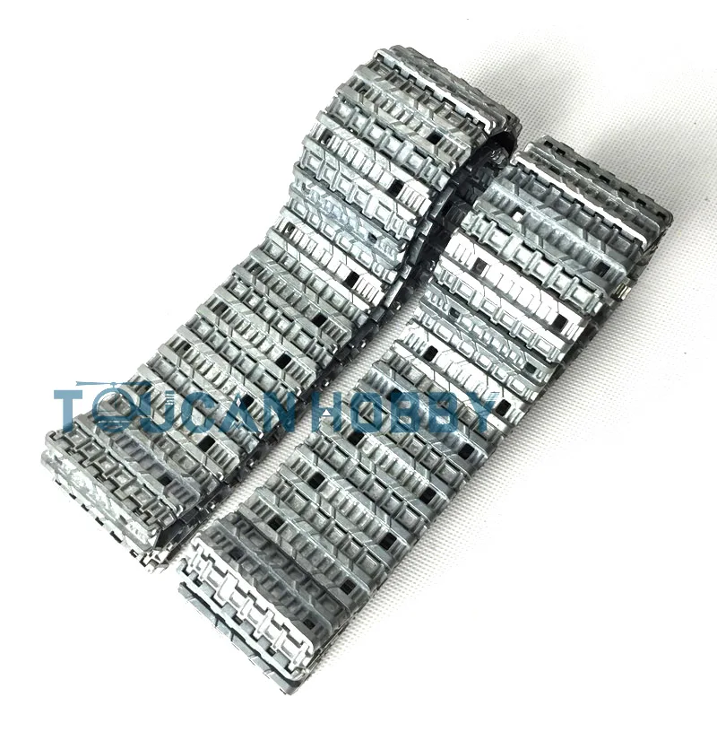 Henglong 1/16 escala alemán King Tiger RC Tank 3888 3888A pistas de Metal pieza de repuesto para entusiastas