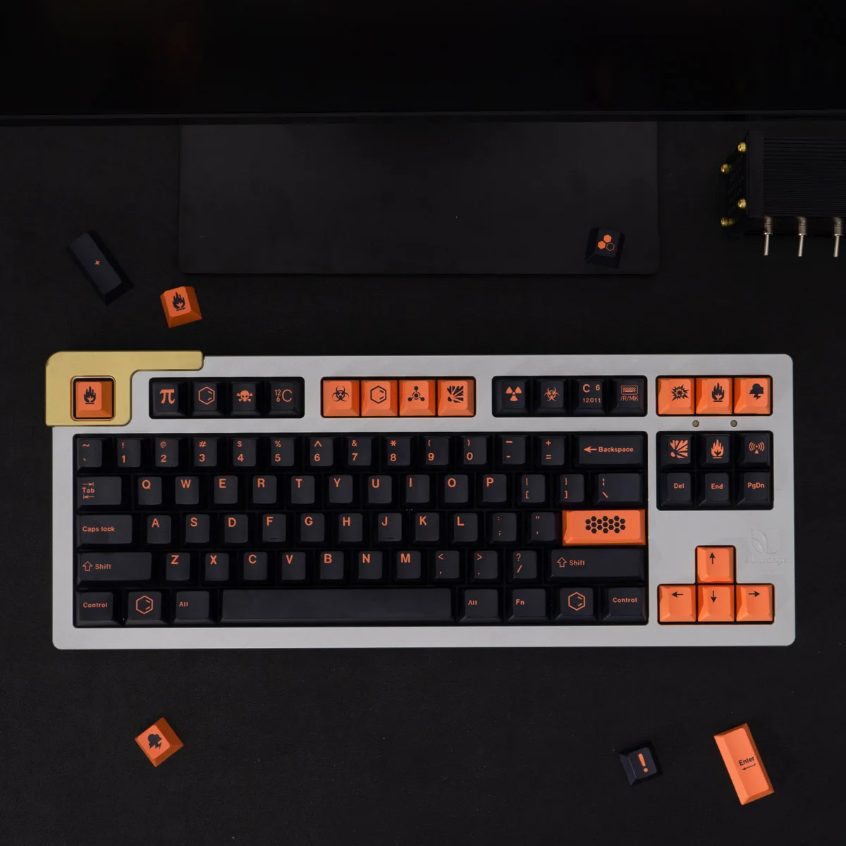 Large Set GMK Carbon Keycaps Cherry Profile Keycap PBT Dye Sub Keycaps For 61 64 68 75 84 980 87 Filco104 Mechanical Keyboard - Image 3