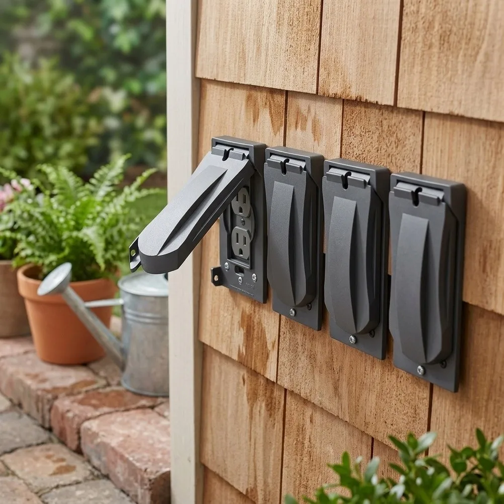 Waterproof Electrical Switch Cover Waterproof Cover Weather Resistant Flap Waterproof Switch Cover Reinforced Nylon Material