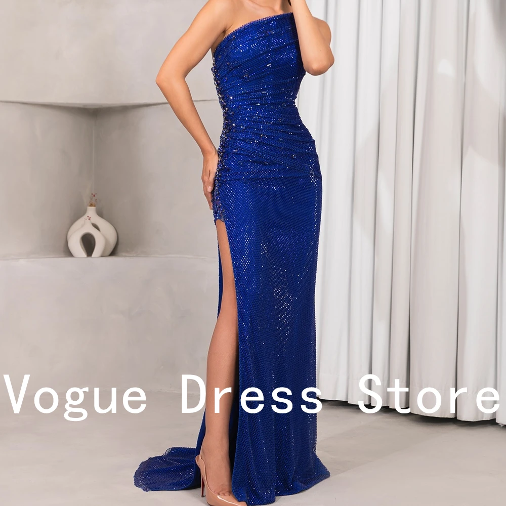 تخصيص رائعة كريستال الاجتياح قطار الجانب الشق مساء اللباس حساسة مستقيم الطابق طول حمالة أكمام P