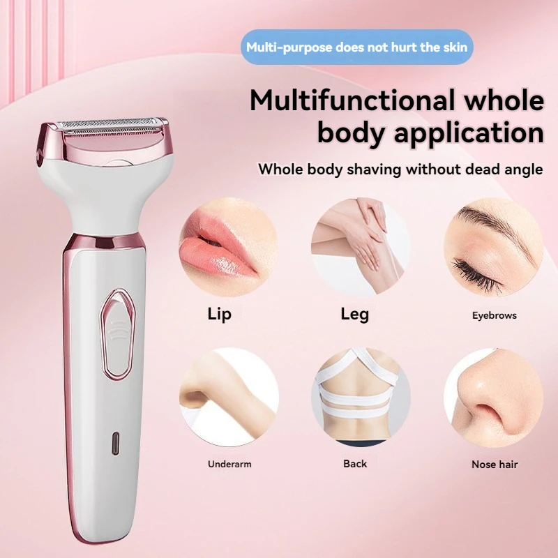 Multi functional women\'s hair shaver, hair removal device, underarm electric hair scraper, private hair removal device, eyebrow